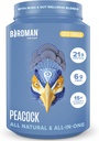 BIRDMAN Peacock Vegansk Proteinpulver | Komplett Plante Basert Måltid Replacering Shake med magnesium, vitamin D, MCT olje | Alt i ett tillegg for menn og kvinner | Smooth Texture | Coco vanilla Flavor