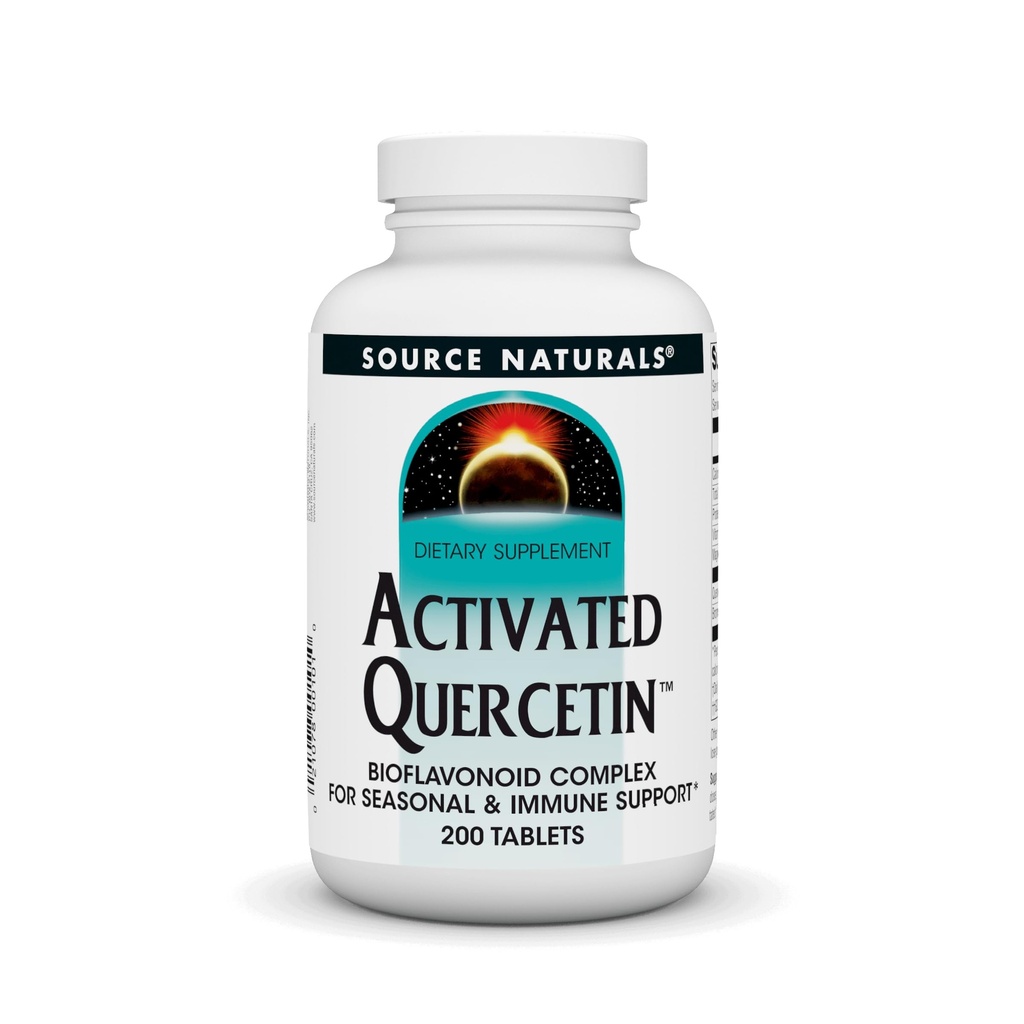 Kilde Naturals Aktivert Quercetin - Plant-Derived Bioflavonoid Complex - Seasonal & Immune Defense* - 200 Vegetarvennlige tabletter