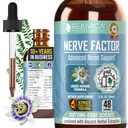 Rejuvica Health NerveFactor - Avansert Nerve Støtte Supplement - Flytende levering for bedre absorpsjon - Acetyl-L-Carnitine, Alpha Lipoic Acid, Vitamin B12, Folinsyre, Hvit Willow Bark & mer!