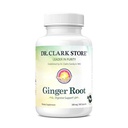 Dr. Clark Ginger Root Supplement - Digestiv støtte - 500 mg 100 Gelatin Kapsler