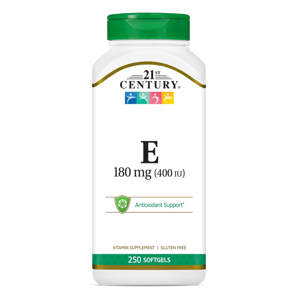 21st Century E 400 I.U. (Dl-Alpha) Softgels, 250-land