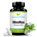 NitroMax Performance Formula – L-Arginine Nitric Oxid Supplement Plus Citrulline, AKG, Beta Alanine – Bygg muskel, Vaskulærhet, Energi, Sirkulasjon – Trening Hardere - 60 L-Arginine Kapsler