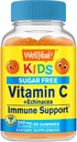 VelJa Echinacea (5 mg) med vitamin C (250 mg) sukker gratis gummier for barn |Immune støtte Supplement | Orange Flavor | 60 Count