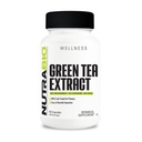 NutraBio grønn te ekstrakt, legger til antioksidant fordeler og hjelper generell helse og velvære, 500 mg - 90 kapsler
