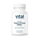 Vital næringsstoffer Ultra Pure® Vegan Omega SPM+ | Vegansk spesialisert pro-løsningsmediatorer (SPM) Omega-3 Supplement | Minor Joint Discomfort Relief * | Gluten, Dairy, Sojafri, Ikke-GMO | 90 Mini Softgels