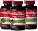 Immunitetsstøtte Supplement - Candida Away Plus - Candida Digestive - Candida Cleanse Extra Styrke - Digestiv Pill - Candida Cleanse for kvinner og menn - Candida Overvekst - 3 flasker 180 Kapsler