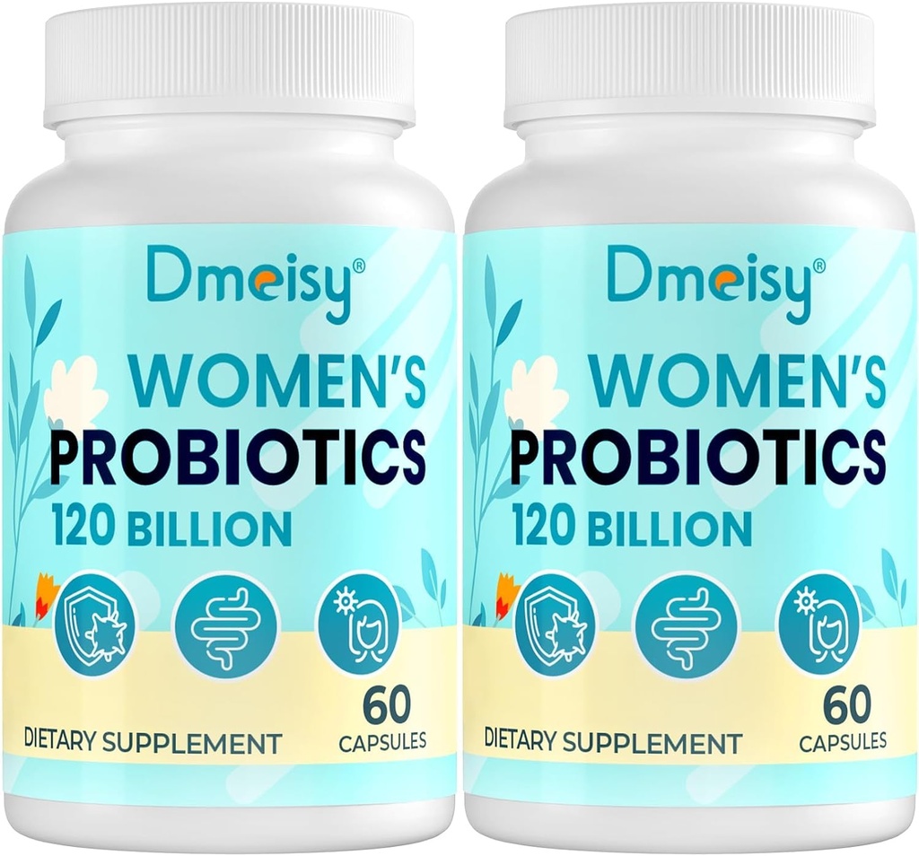 120 milliarder CFU Probiotic - Menopause støtte probiotika for kvinner, naturlig Menopause Probiotic Supplement for varme blits natt sviter Mood Swings Hormone Balance Gut & Immune Helse- 120 Caps
