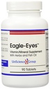 Eagle-Eyes, Optimal Vision Helse med 500 mg Omega 3 Fiskolje, Lutein, Zeaxanthin, Bilbærfruktekstrakt, vitaminer A, C, E, sink, NAC, Taurin, 90 tabletter