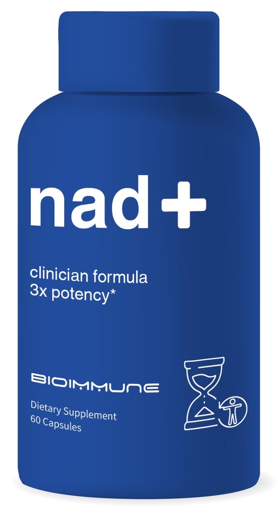 NAD+ Supplement. Eksklusiv Formula w/Patent Venter RiboYoundTM. Nikotinamid Riboside, Quercetin, Resveratrol, Betain NRF2 aktivator. Anti Aging True NAD Supplement