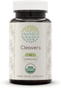 HerbEra Cleavers 60 Kapsler, 400 mg, USDA Organic Cleavers (Galium aparin) Tørket urt (60 Kapsler)