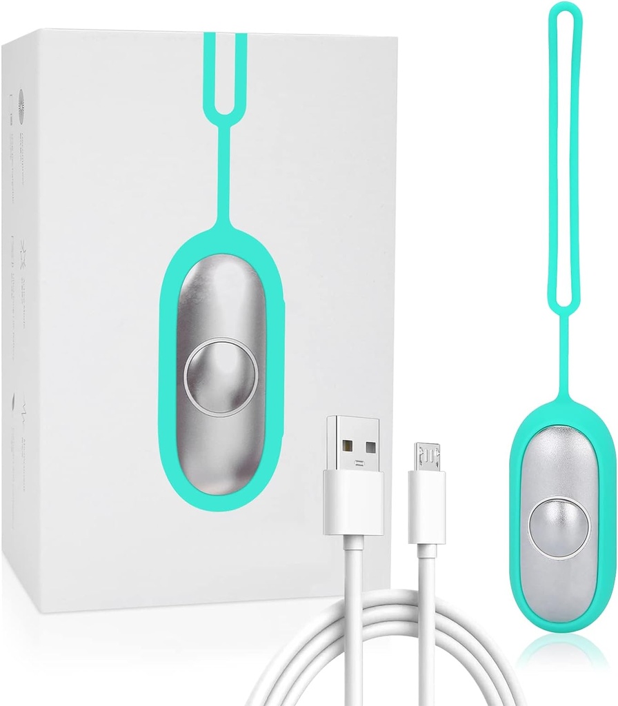 Sleep Aid Instrument, håndholdt insomnia relief enhet, USB søvnhjelp maskin for forbedret søvn, trykkangst (Lime)