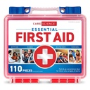 Care Science First Aid Kit, 110 stykker Profesjonell bruk for reise, arbeid, skole, hjem, bil, nødsituasjon, overlevelse, camping, vandrer, og mer
