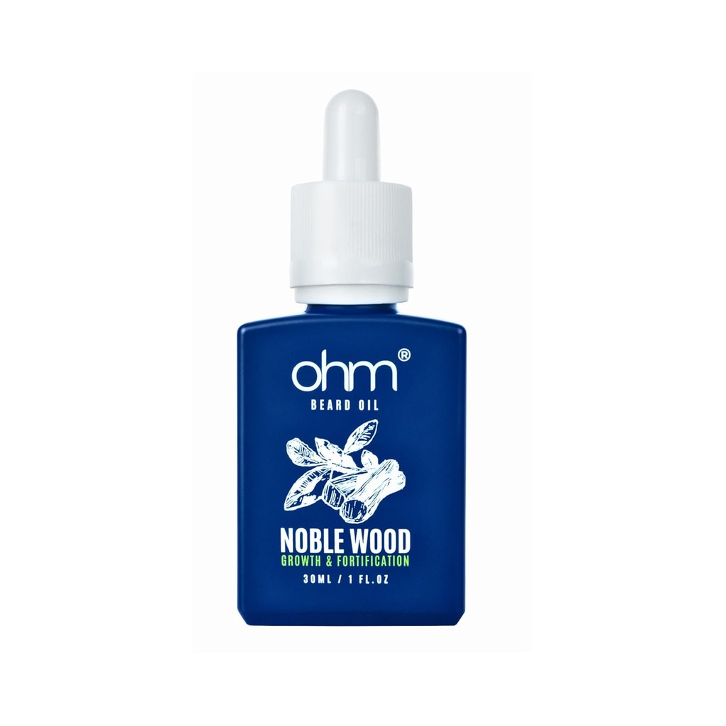 Skjeggolje, kaldt presset - fremmer beard vekst og styrke (1 fl oz)