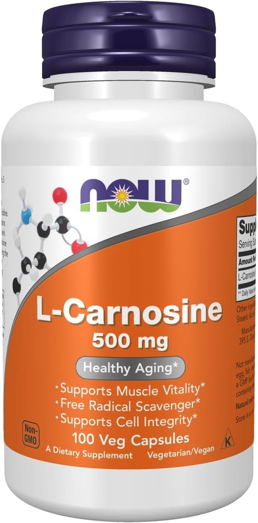 L-Carnosin 500mg 100 VegiCaps (pakke med 2)
