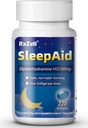 Sleep Aid, Diphenhydramin 50mg, lett å svelge Softgels, støtter dypere hvilelig søvn, ikke habit-forming (220 greve)