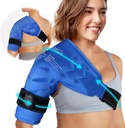 Atsuwell skulder ispakke rotator mansjetter kald komprimering, reusable Gel is pakke skulder Wrap, fleksibel arm kald pakke for menn og kvinner, blå