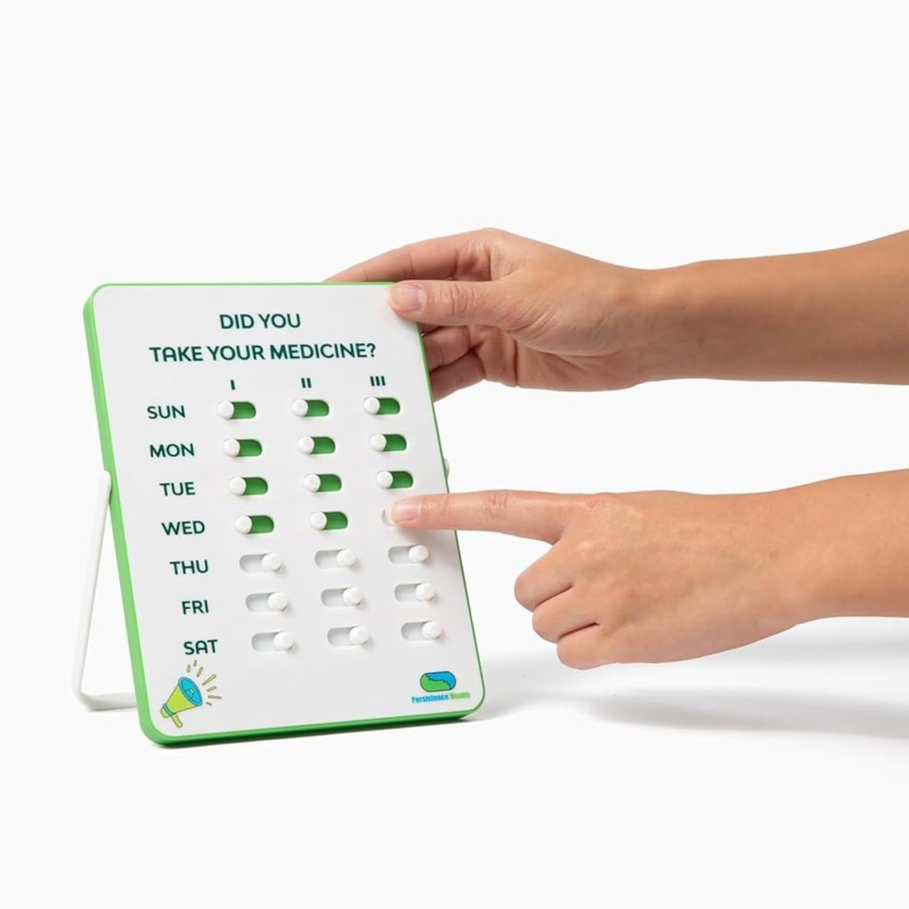 Medisin Tracker & Pill Påminnelse | Visual Påminnelse Alarm | 7 dager, 3 ganger om dagen Medisinering Påminnelse | Ta og slibe | Ikke mer andre gangs eller dobbel-dosing | Perfekt for de eldre
