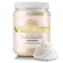 Steel Supplements Veg-PRO | Vegansk Protein pulver, Vanilla Cream Pie | 25 Serveringer (1,65lbs) | BCAA Aminosyre | Glutenfri | Non Dairy