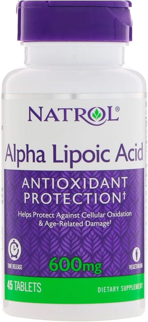Narrol Alpha Lipoic Acid Time Release - 600 mg - 45 tabletter
