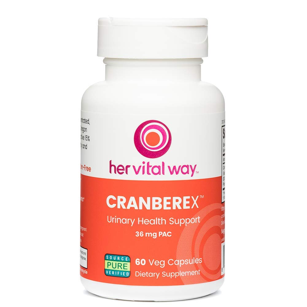 Cranberex - Cranberry piller for kvinner og menn - Cranberry Supplement med 36mg PAC - Cranberry Extract Capsules for Urinal Tract Helse og Njurepleie - 60 Veg Kapsler