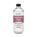 Hyalogisk flytende hyaluronsyre Supplement - Umerkelig Hud støtte med 100 mg HA og 100 mg MSM - naturlig hydrasjon for ansiktet, øynene og leppene - høy molekylær vekt formel - 12 oz