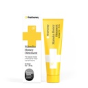 Første honning sår healing ointment [ 1oz - 28.4g | 100% aktiv leptospermum | rask relief og hud reparasjon | Manuka Honning fra New Zealand | Antibiotisk gratis Burn Care, Scar Gel, kjolehjelp