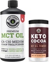 Venstre kyst ytelse 100% kokosnøtt MCT olje væske, 32oz + Keto Coco drikke blanding, 8,5oz