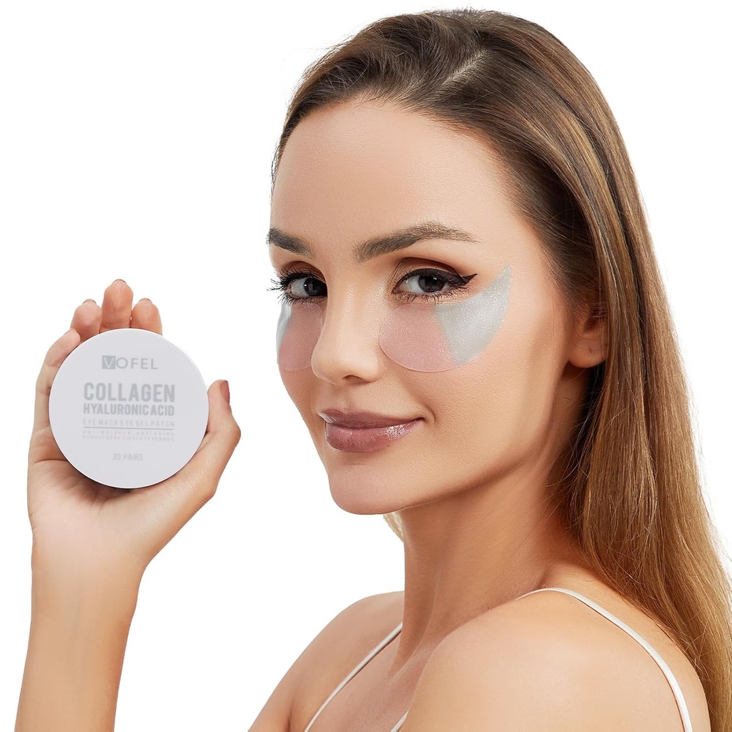 Under Øyelapper for Puffy Eyes og mørke sirkler Hydrating Eye Maske med collagen Eye Gel Pads Redusere Wrinkles Hudbehandling 30 Par
