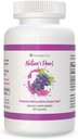 Youngevity Premium Muscadine Grape frø - 650 mg - Naturens perle antioksidant supermat - rik i Resveratrol, Ellagic-Acid, Quercetin, Anthocyandins, og mer - 60 Services