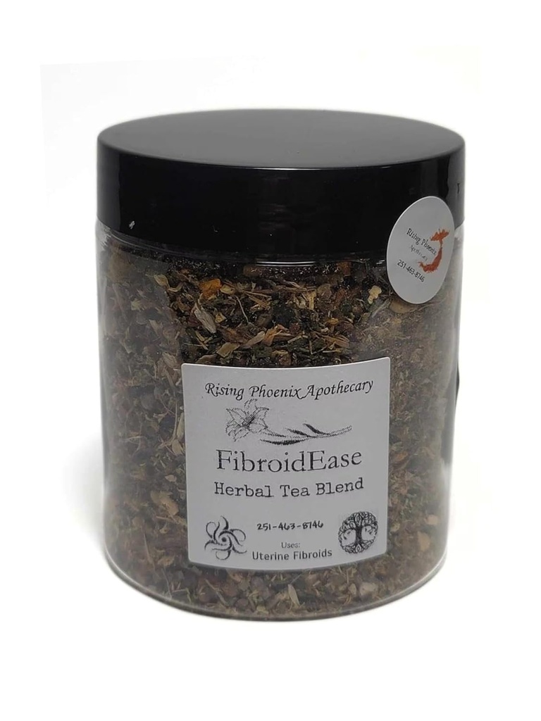 Rising Phoenix Apothecary Fibroid Ease Herbal Te Blend - Løs te (8oz)