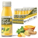 Grønnhus Juice Organic Fiery Ginger Wellness Shots 12-land 60ml glassflasker, Vegan & Glutenfri