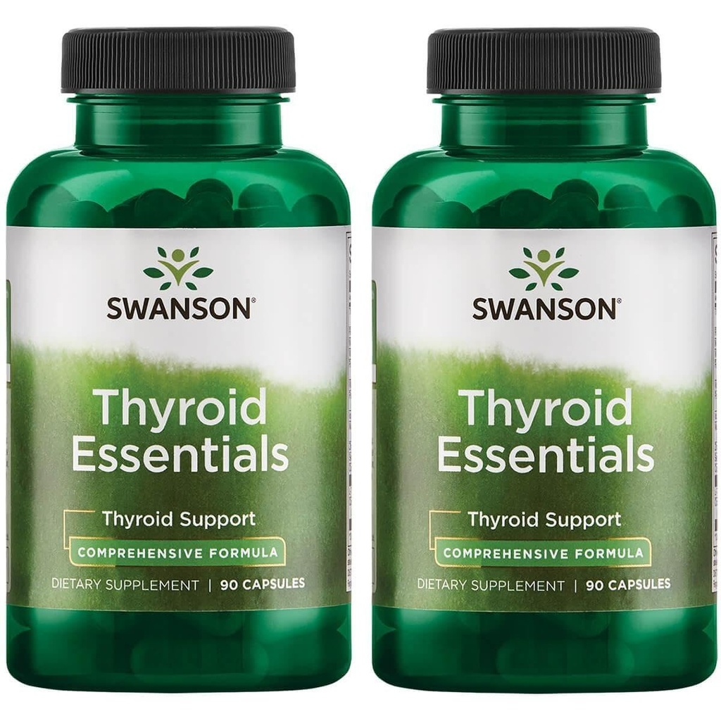 Swanson Thyroid Essentials 90 kapsler (2 pakke)