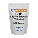 Citikolin pulver, CDP Choline pulver ren med Scoop, ikke-GMO, kognitivt kosttilskudd for hukommelse og læring (250 gram)