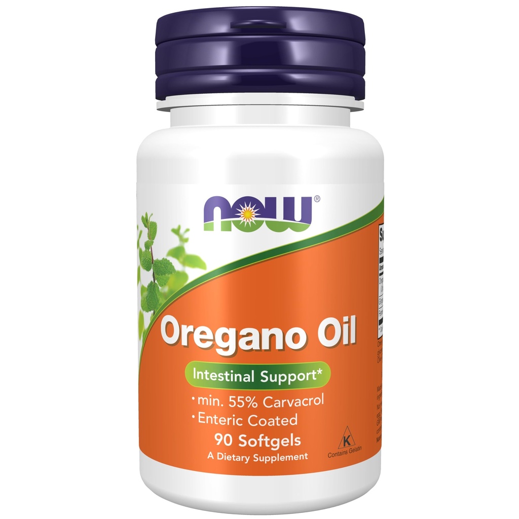 NU Mattilskudd, Oregano olje med Ginger og Fennel olje, Enterisk belagt, 90 Softgels