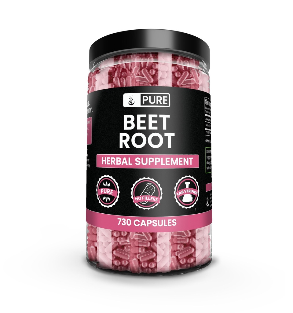 PURE ORIGINAL INGREDIENTS BET Root (730 kapsler) Ingen magnesium eller Rice Fillers, alltid ren, Lab verifisert
