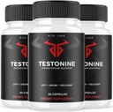 Rise Labs (3 Pack) Testonine Mann Supplement, Testonine Capsules for menn, Testonine Maks styrke formel, Testonine Alt-Naturlig Pill for Muscle Power, Testonine Anmeldelser (180 kapsler)