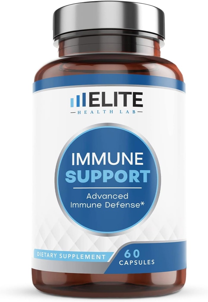 Ultimate 9-i-1 immunstøtte Boost – 1000 mg vitamin C, D, sink, Echinacea, Quercetin & mer – USA tredjeparts Lab testet, Glutenfri, 60 kapsler – laget i USA