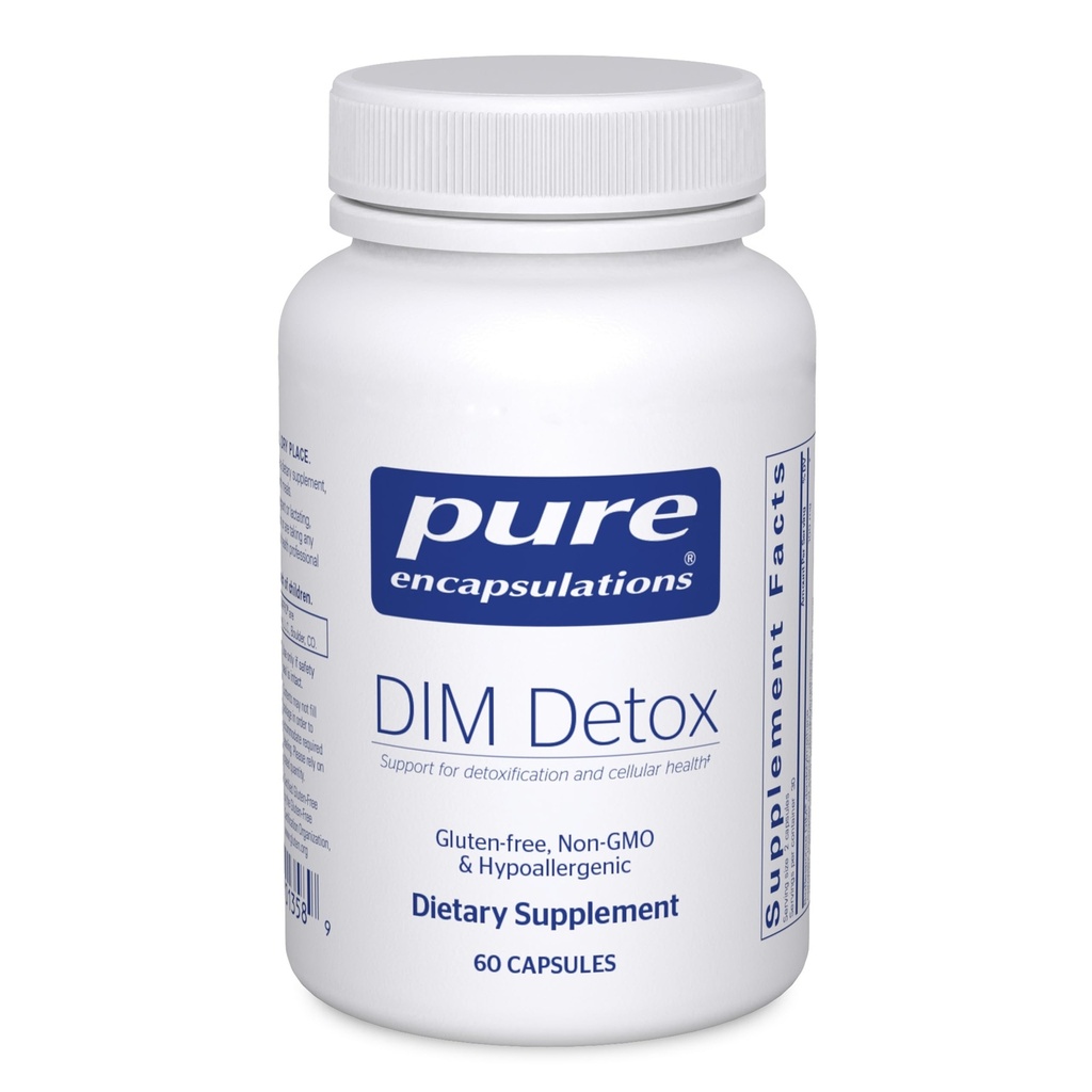 Rene innkapslinger DIM Detox | Tilleggsstøtte for detoxifisering og cellehelse* 60 kapsler