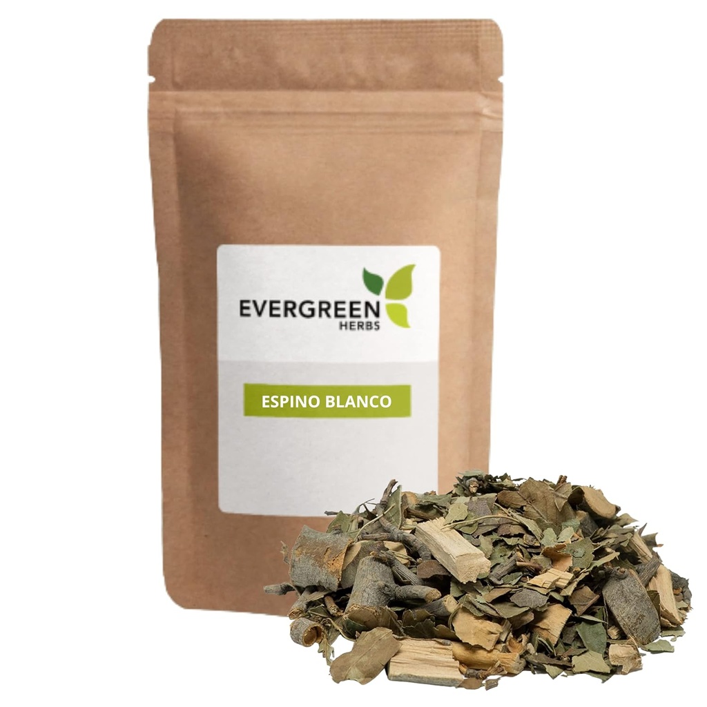 Evergreen urter Espino Blanco Herb (White Hawthorn) 8 oz. Hvit Hawthorn, May Flower, May Tree - Forseglelig stå opp Pouch for å sikre friskhet!