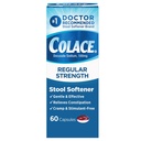 Colace Regelmessig styrke Stool Softener 100 mg Kapsler 60 Count Docusate Natrium Stool Softener for mildt avhengig relief
