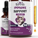 Immunstøtte for katter - Hjelper til å støtte et sunt immunsystem - Cat Immune Booster - Cat Immune Support - Cat Immune Supplement - Immune Support Cats - Cat Immune Support Supplement - 1 fl oz