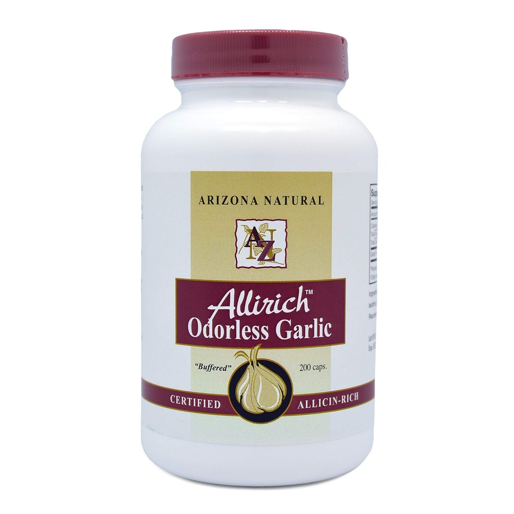 Allirich (Allicin-Rich) Odorless hvitløk Soft-gels