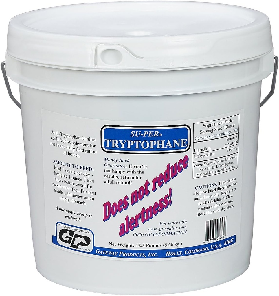 Gateway SU-PER Tryptophane (Kalming Støtte for hester) - 12,5 pounds