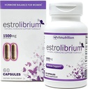 VH Nutrition ESTROLIBRIUM  Hormone Hormon Balanse for kvinner * | Menopause støtte Supplement* | Black Cohosh, Shatavari, Chaste Tre Berry (Vitex), Dong Quai | 60 kapsler i enkle å svelge piller