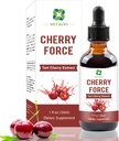 Cherry Force Supplement Tart Cherry Extract rik i Phytonutrients Natur Tart Cherry Fully Absorbert Tart Cherry Juice Konsentrat