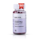 Briyo CoQ10 100 mg Supplement med Omega 3 EPA DHA, Lycopen og Selenium – for hjertehelse, energistøtte, antioksidant beskyttelse, sunn aldring – en gang daglig Softgels, 90 teller