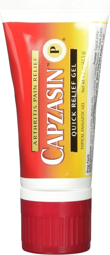 Capzasin ledgikt smertelindring, rask relief Gel, Ingen Mess Sponge Applikator 1,5 oz (42,5 g)