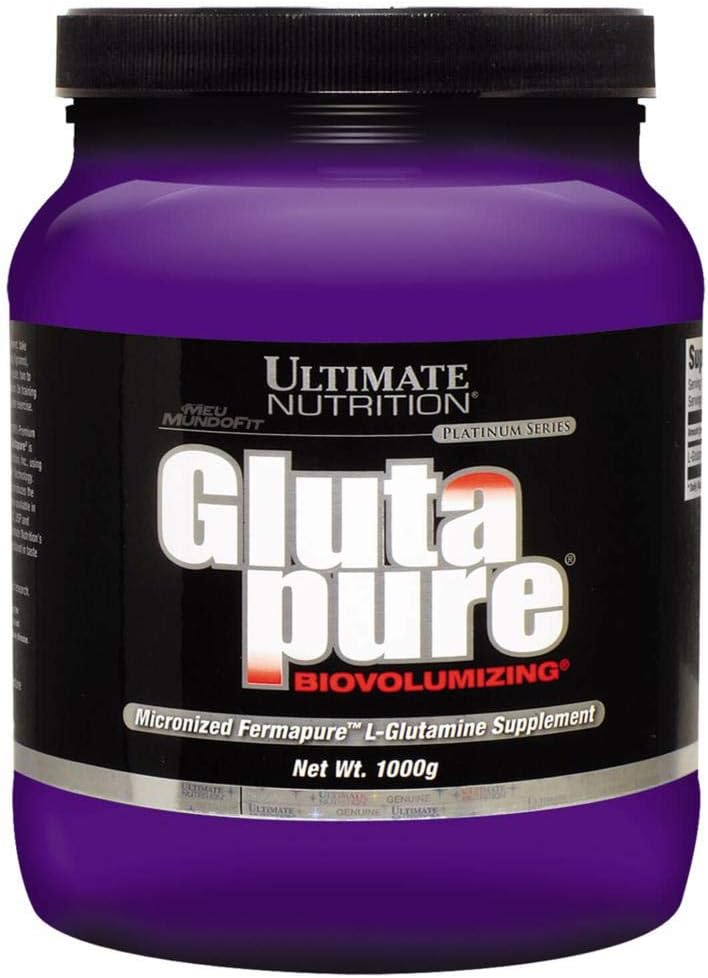 Ultimate Nutrition Glutapure 5000mg Biovolumizing, Muscle Recovery Kosttilskudd med L-Glutamin, Aminosyre pulver for immunfunksjon, 1000g pulver, 200 serveringer