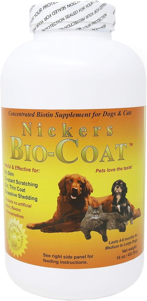 Bio Coat Konsentrert Biotin Supplement - 16 oz